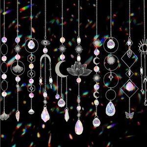 Iridescent Crystal sun catcher.  1 piece mystery.